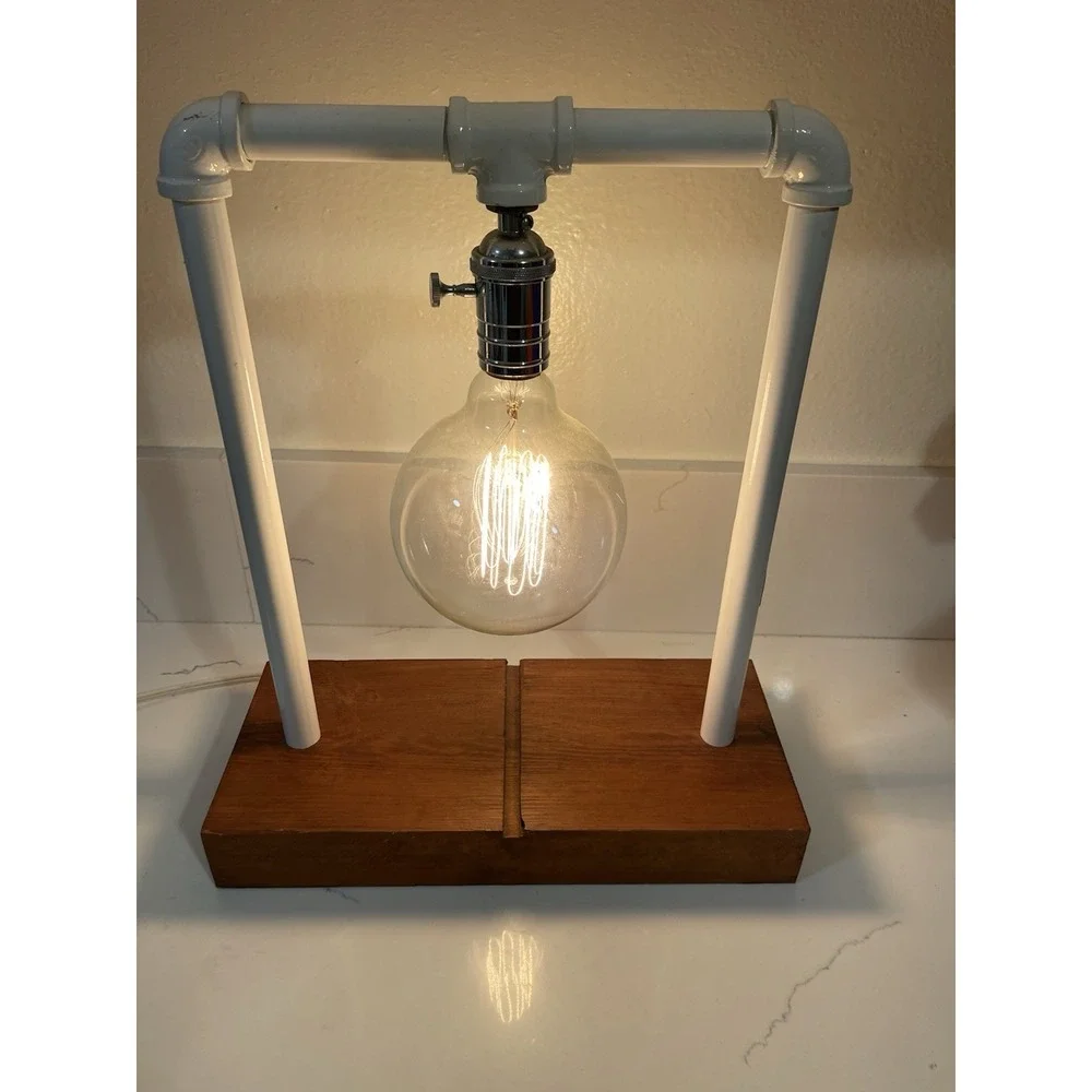 Retro Industrial Pipe Lamp‎ With Edison Bulb
